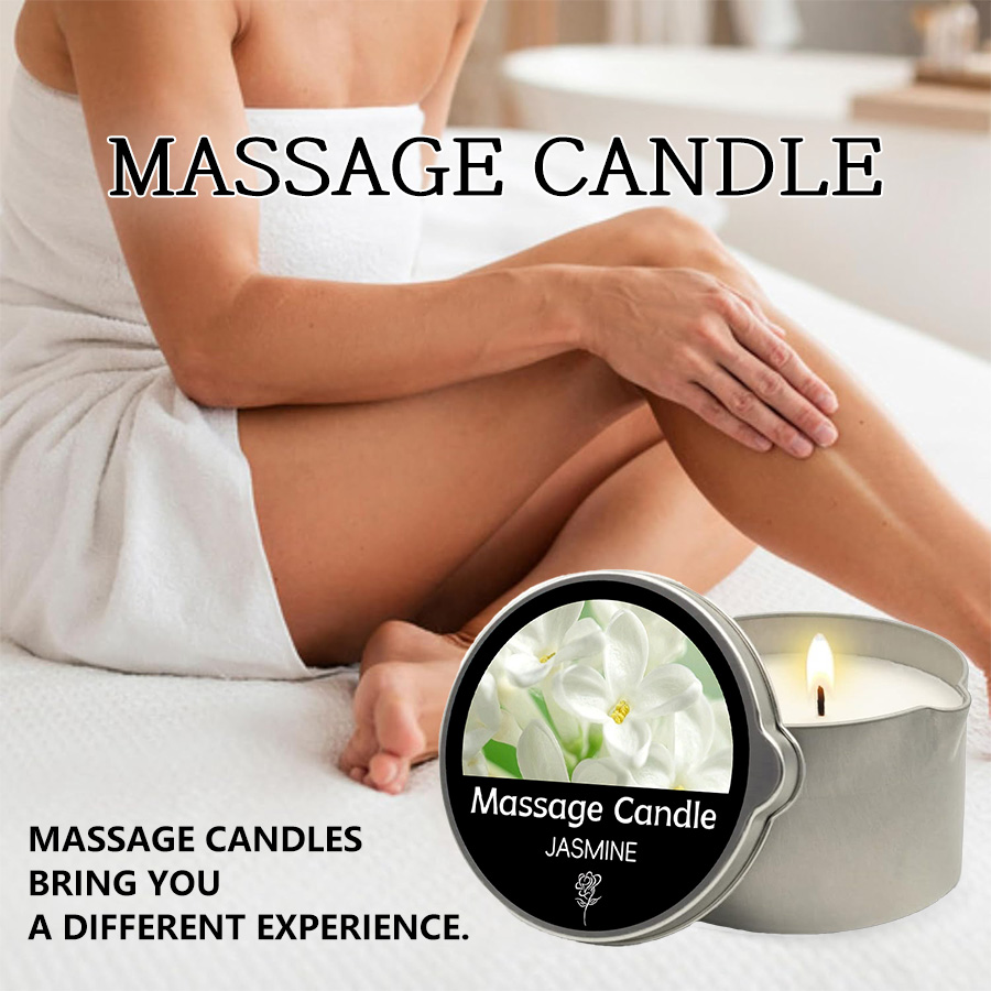 Massage Candle Melting - Massagekaars - Essentiële olie - Zes