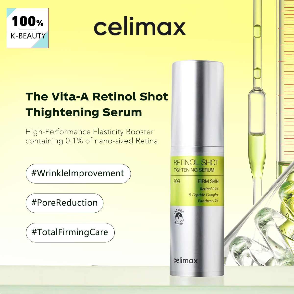 Celimax THE VITA-A RETINOL SHO - The Ordinary Serum Hyaluronic Acid recensie en prijs