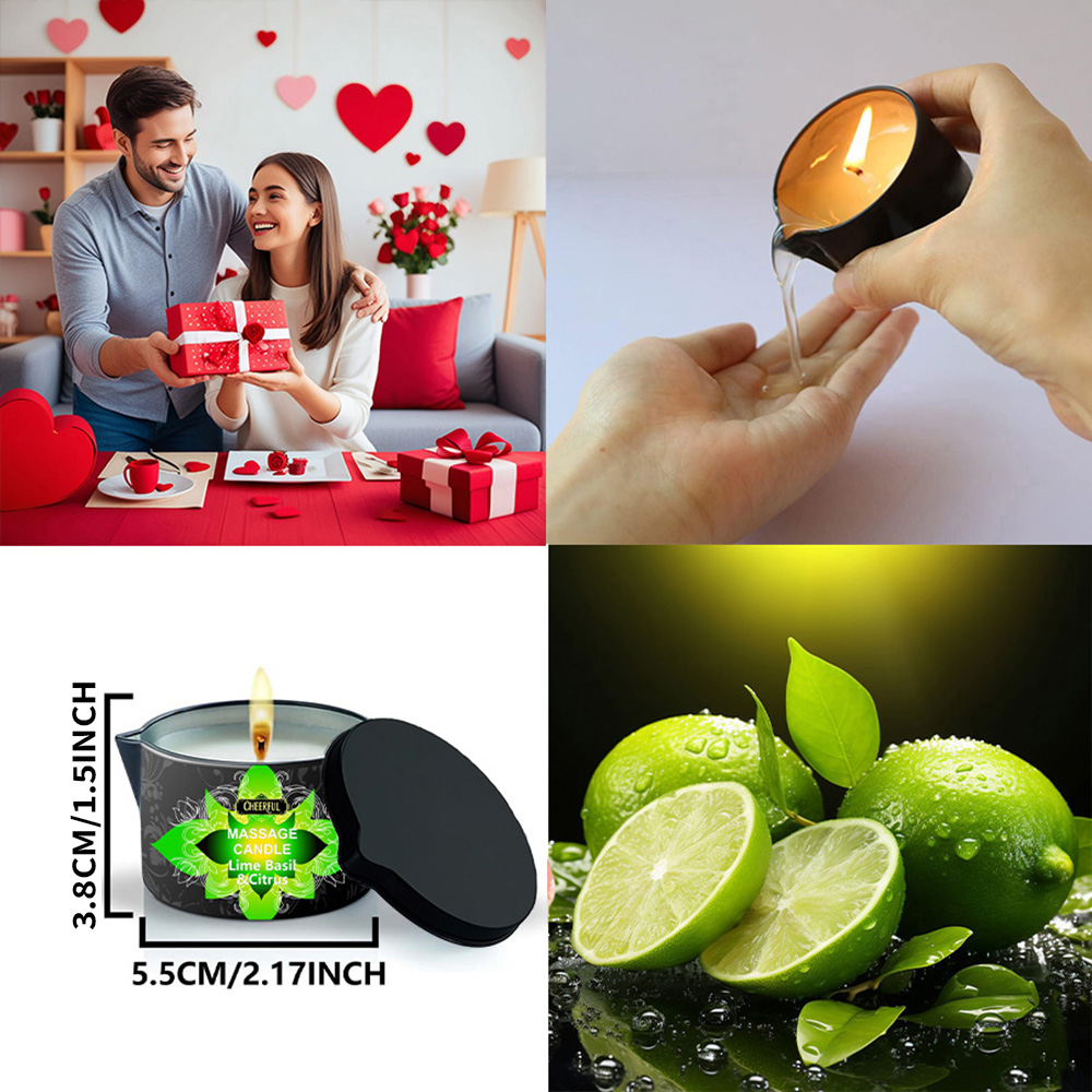 Lime Basilicum Citrus Massage  - Massage Candle Melting recensie en prijs